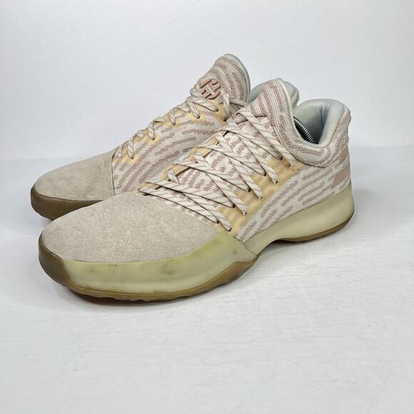 Adidas Harden Vol 1 Shoe Sneakers Primeknit AP9840 Ash Pearl Mens 11.5 main image 5